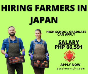 Hiring Farmers In Japan
