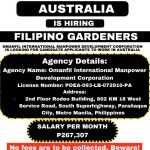 Filipino Gardener in Australia