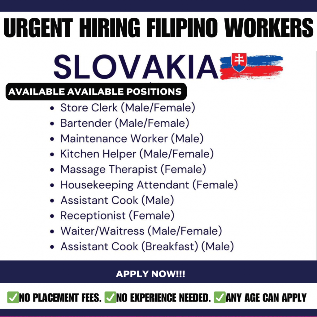 Hiring Filipino Skilled Workers in Slovakia