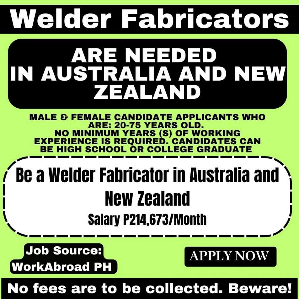 Welder Fabricators in Australia and New Zealand