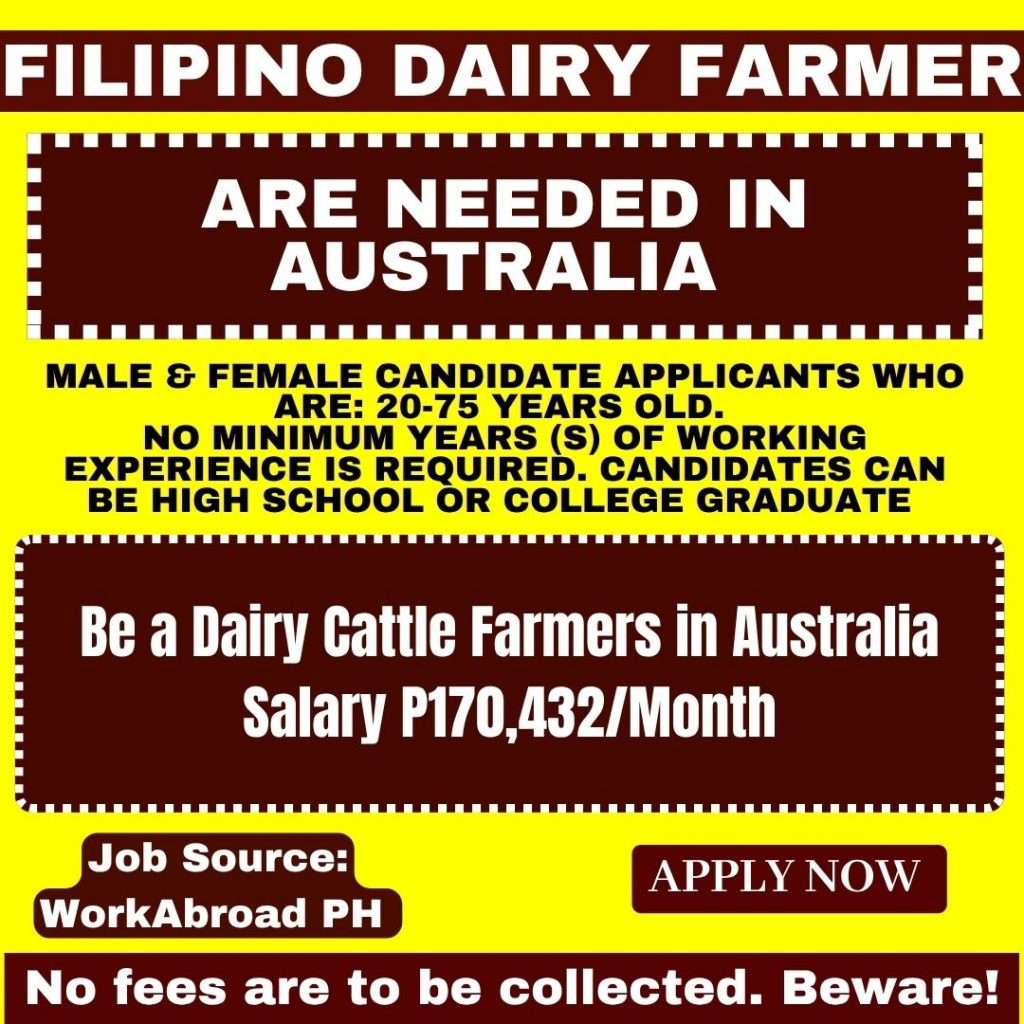 Dairy Farmer in Australia