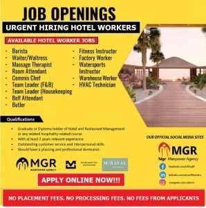 Hiring Filipino Hotel Workers