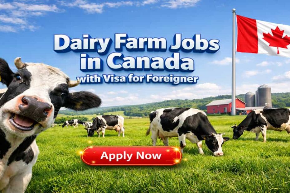 Dairy Farm Jobs in Canada with Visa Sponsorship for Filipinos