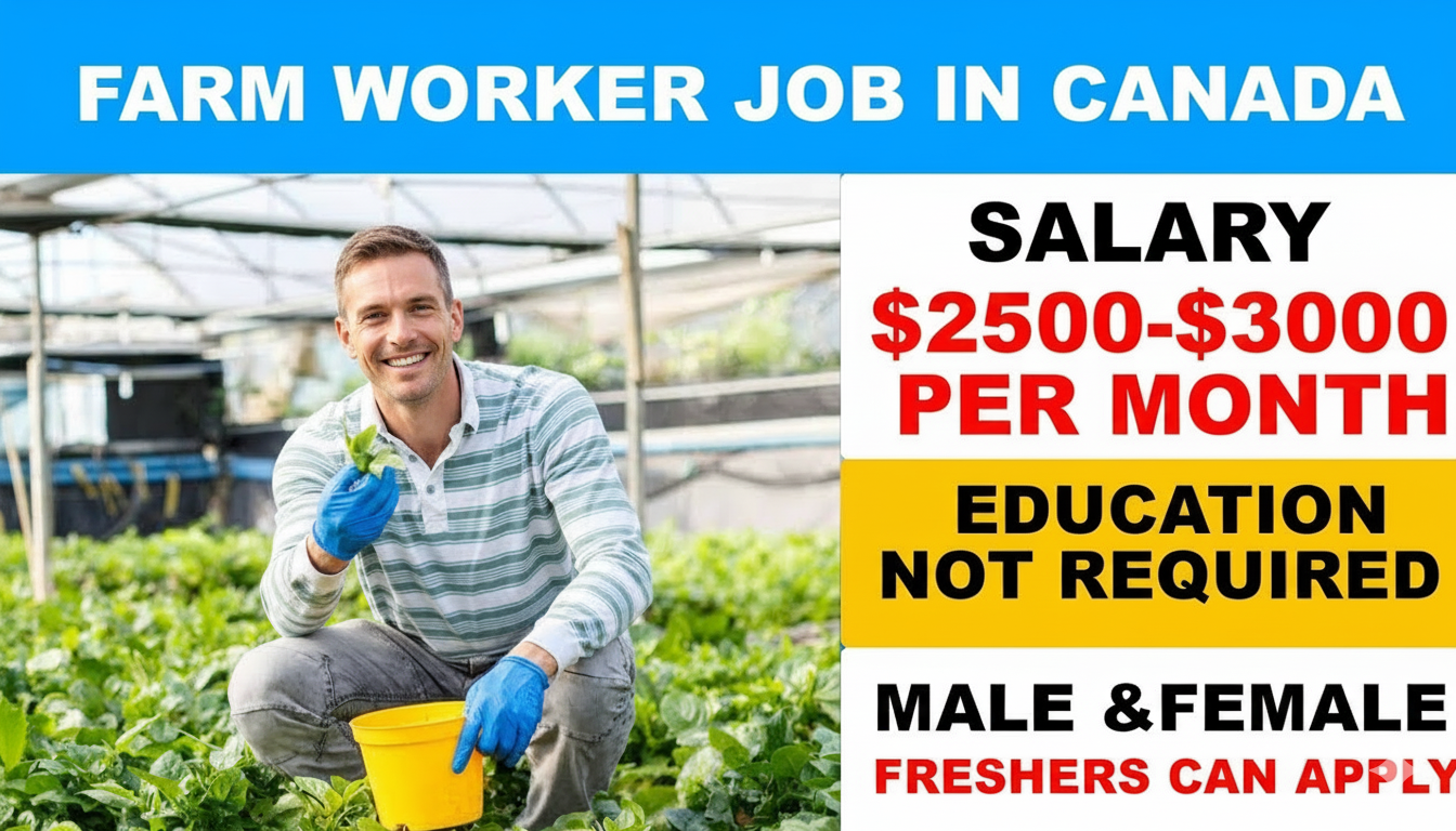 Urgent Hiring FARMERS in Canada