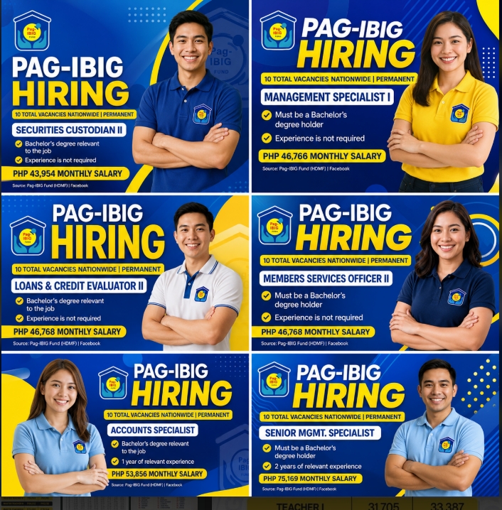 Pag-IBIG Fund Hiring 2026 - APPLY NOW!