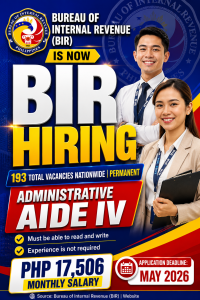 BIR Job Vacancies 2026