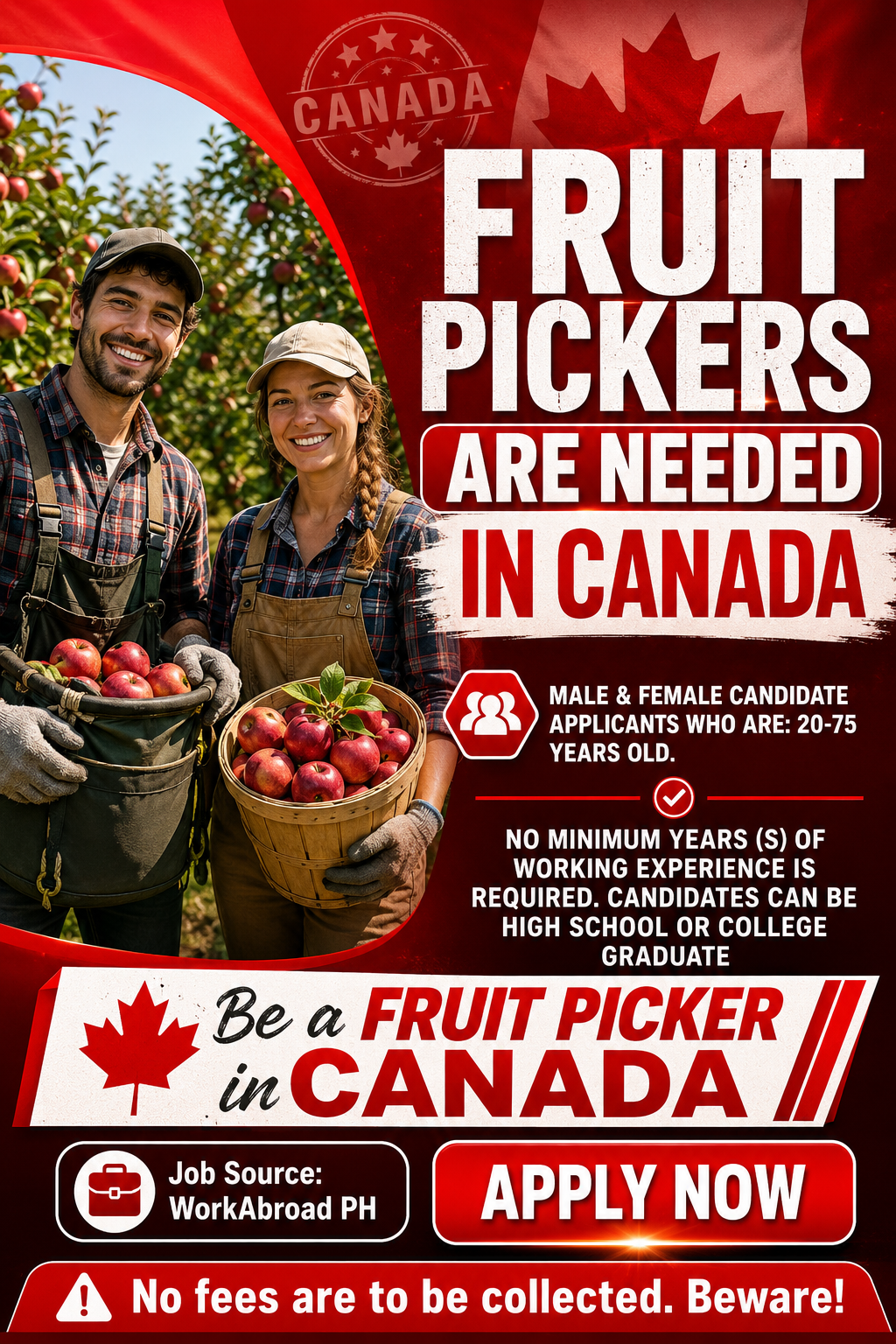 Fruit Picking Jobs in Canada with Visa Sponsorship