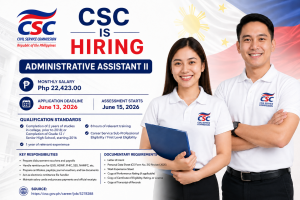 CSC Job Vacancy Hiring 2026 - APPLY NOW