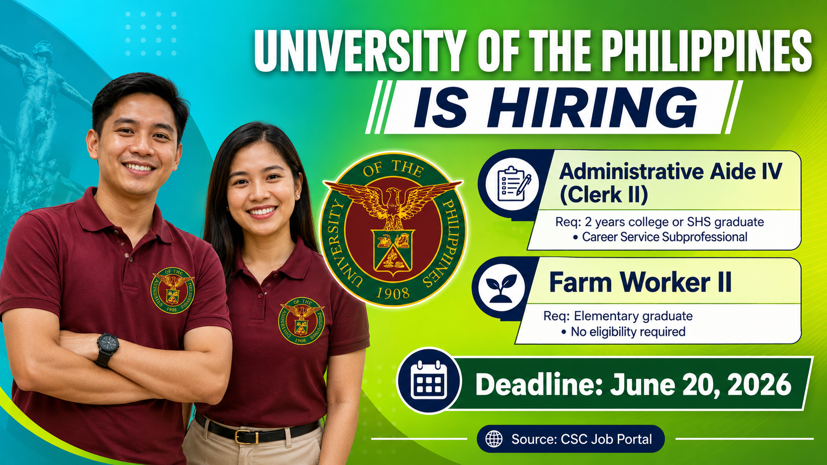 University of the Philippines Job Vacancies 2026