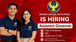 Bangko Sentral ng Pilipinas Job Vacancy 2026