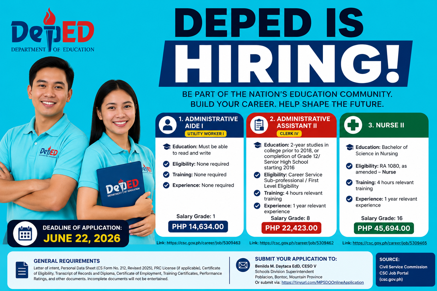 DepEd Job Vacancies 2026