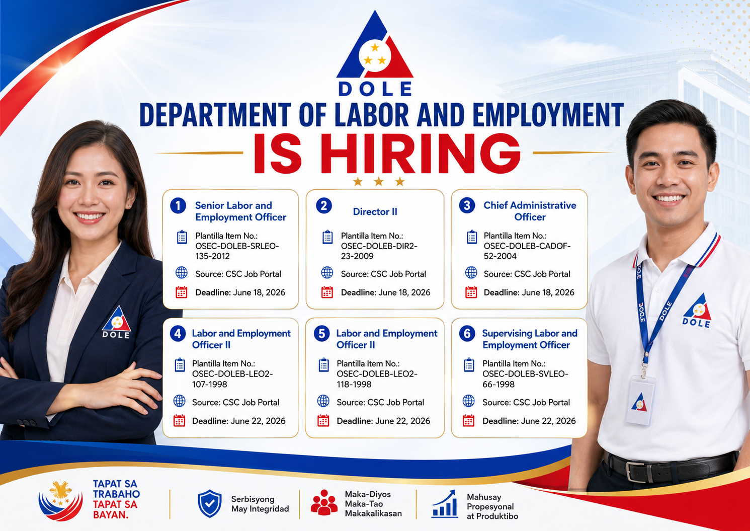 DOLE Job Vacancies 2026